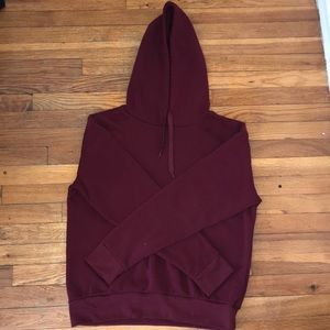 Over sized red hoodie